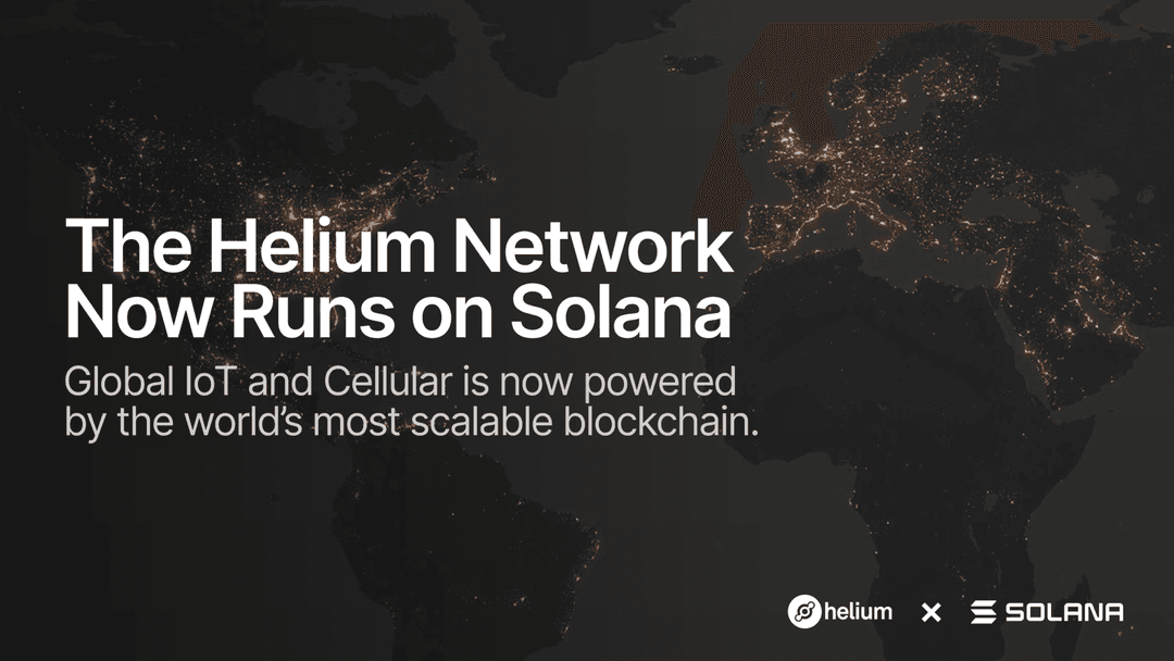 Helium upgrades to Solana, establishes a new foundation for its future